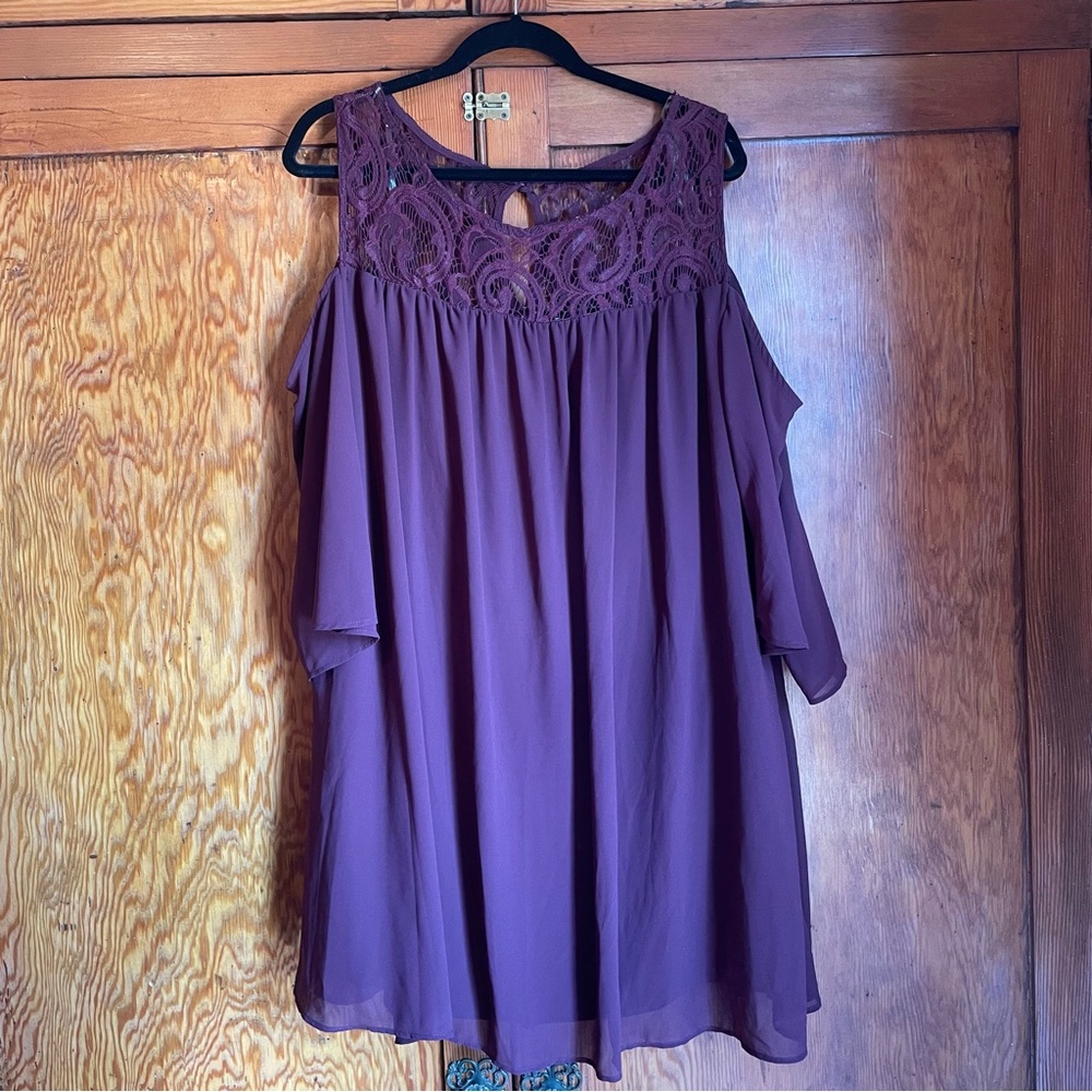 Want And Need Cold Shoulder Dress